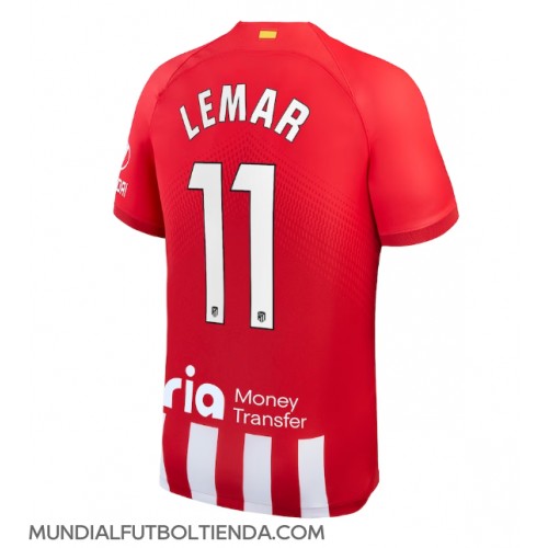 Camiseta Atletico Madrid Thomas Lemar #11 Primera Equipación Replica 2023-24 mangas cortas